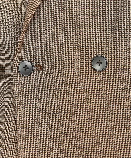 BEAUTY&YOUTH UNITED ARROWS（ビューティーアンドユースユナイテッドアローズ）の「【WEB限定】 by ガンクラブチェック ダブル 4B ジャコット 【セットアップ対応】（テーラードジャケット・メンズ・ブラウン/グレー/ネイビー・M/L/XL/S）」の14枚目の写真