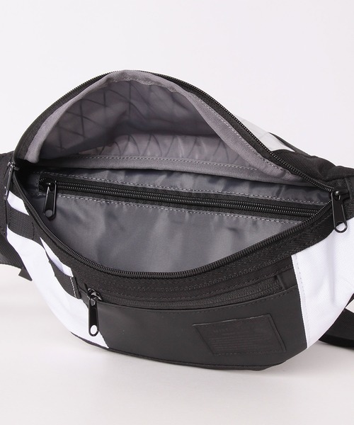 Misto Forza(ミストフォルツァ)の「ミストフォルツァ【Misto Forza】ボディバック(ボディバッグ/ウエストポーチ・メンズ・ホワイト/ブラック/イエロー・フリー)」の6枚目の写真