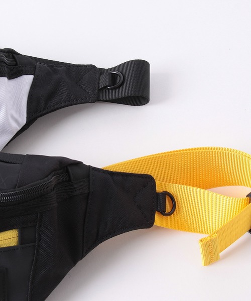 Misto Forza(ミストフォルツァ)の「ミストフォルツァ【Misto Forza】ボディバック(ボディバッグ/ウエストポーチ・メンズ・ホワイト/ブラック/イエロー・フリー)」の9枚目の写真