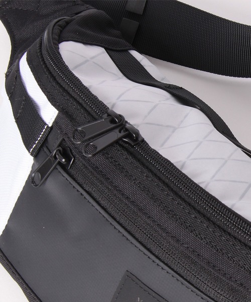 Misto Forza(ミストフォルツァ)の「ミストフォルツァ【Misto Forza】ボディバック(ボディバッグ/ウエストポーチ・メンズ・ホワイト/ブラック/イエロー・フリー)」の10枚目の写真