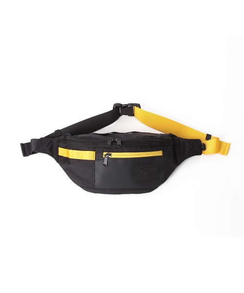 Misto Forza(ミストフォルツァ)の「ミストフォルツァ【Misto Forza】ボディバック(ボディバッグ/ウエストポーチ・メンズ・ホワイト/ブラック/イエロー・フリー)」の4枚目の写真