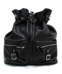 Khaju | I Love Billy:ブラックバックパック(バックパック/リュック)