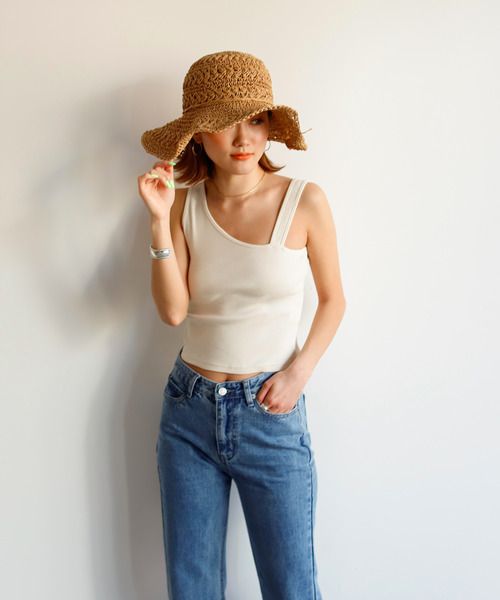 Auntie Rosa Holiday（アンティローザホリデー）の「ポータブルパルプハット（ハット・レディース・ベージュ/ナチュラル・FREE）」の14枚目の写真