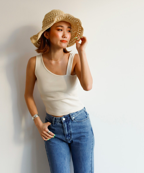 Auntie Rosa Holiday（アンティローザホリデー）の「ポータブルパルプハット（ハット・レディース・ベージュ/ナチュラル・FREE）」の7枚目の写真