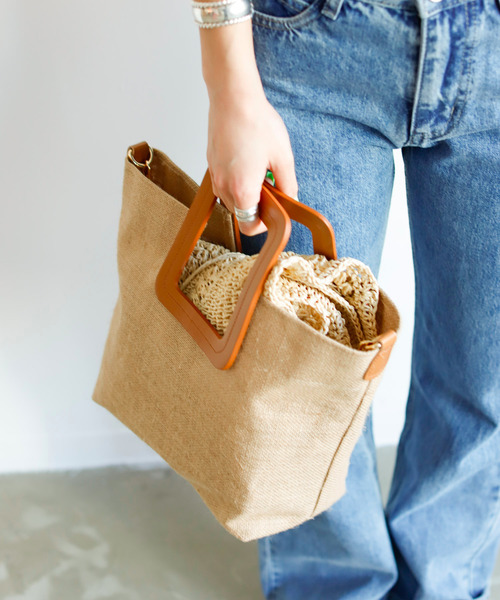 Auntie Rosa Holiday（アンティローザホリデー）の「ポータブルパルプハット（ハット・レディース・ベージュ/ナチュラル・FREE）」の3枚目の写真