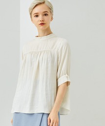 STUDIOUS | 【STUDIOUS】マイクロサテン２WAYギャザーブラウス(シャツ/ブラウス)