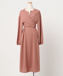 カシュクールバックリボンワンピース