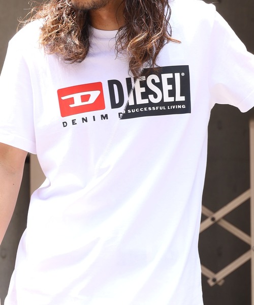 直営店☆DIESEL☆ T-DIEGO-CUTY ロゴプリント 半袖Tシャツ/ 4色 DIESEL/ディーゼル T-DIEGO-CUTY SS TEE 半袖Tシャツ（Tシャツ