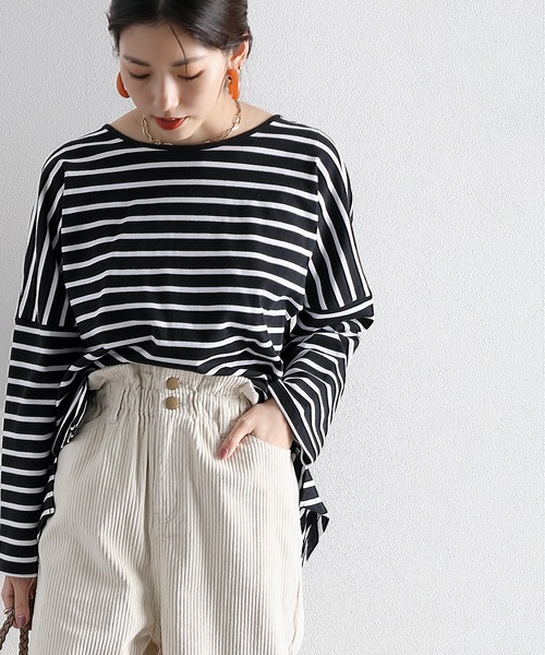 classicalelf（クラシカルエルフ）の「くしゅくしゅギャザーが可愛い。コーデュロイテーパードパンツ（デニムパンツ・レディース・ベージュ/アイボリー/モカ/チャコール・SMALL/MEDIUM/LARGE/X-LARGE）」の14枚目の写真