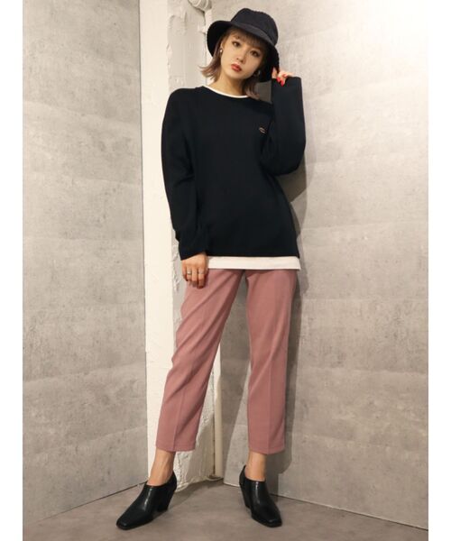 EMODA（エモダ）の「スウィッチングプレスパンツ（その他パンツ・レディース・ブラック/グレー/ピンク・SMALL/MEDIUM）」の5枚目の写真