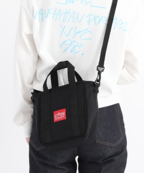 Manhattan Portage（マンハッタンポーテージ）の「Mini Gowanus Tote Bag（ショルダーバッグ・メンズ・ブラック・X-SMALL）」の18枚目の写真