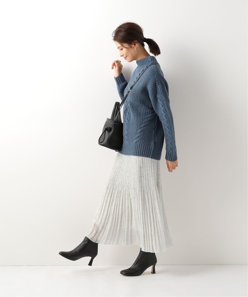 Simplicite（サンプリシテ）の「ハイバルケーブルプルオーバー◆（ニット/セーター・レディース・ベージュ/ブラウン/モスグリーン/ブルー系その他・FREE）」の20枚目の写真