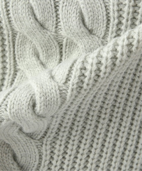 Simplicite（サンプリシテ）の「ハイバルケーブルプルオーバー◆（ニット/セーター・レディース・ベージュ/ブラウン/モスグリーン/ブルー系その他・FREE）」の11枚目の写真