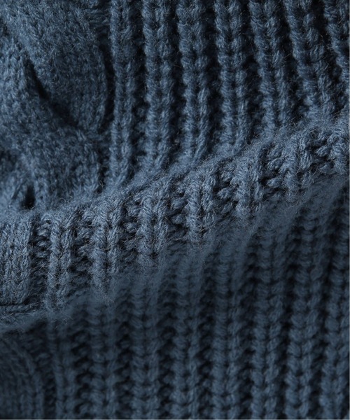 Simplicite（サンプリシテ）の「ハイバルケーブルプルオーバー◆（ニット/セーター・レディース・ベージュ/ブラウン/モスグリーン/ブルー系その他・FREE）」の12枚目の写真