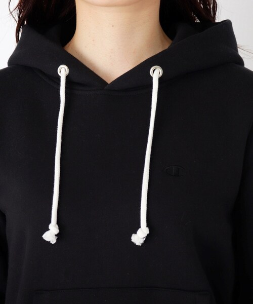 Champion(チャンピオン)の「【Champion】フーディースウェット(パーカー・レディース・アイボリー/ブラック/ピンク系・02)」の9枚目の写真