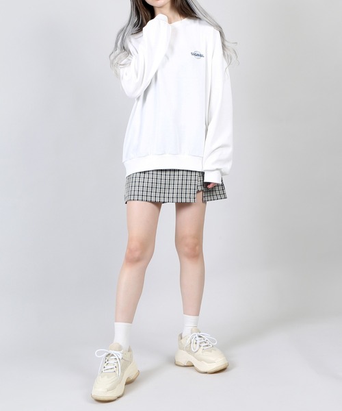 DING（ディング）の「DING/SIGNALスウェット（スウェット・レディース・ホワイト/ブラック/ブルー・FREE）」の15枚目の写真