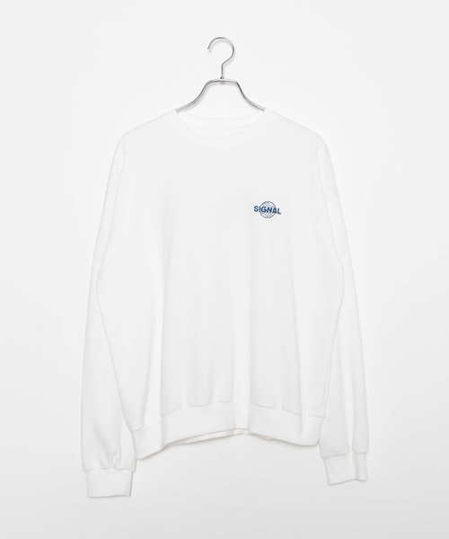 DING（ディング）の「DING/SIGNALスウェット（スウェット・レディース・ホワイト/ブラック/ブルー・FREE）」の4枚目の写真