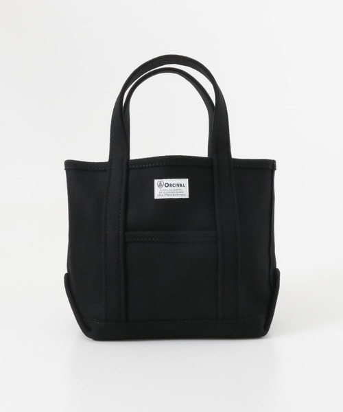 ORCIVAL（オーシバル）の「ORCIVAL　メルトントートバッグ S（トートバッグ・レディース・ライトブルー/ブラック/アイボリー・ONE）」の7枚目の写真