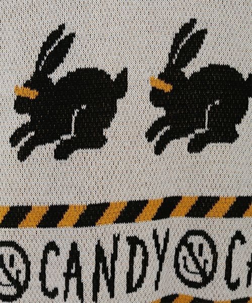 Candy Stripper（キャンディストリッパー）の「CHAOS CANDY ニット（ニット/セーター・レディース・オフホワイト/ブラック・2）」の6枚目の写真