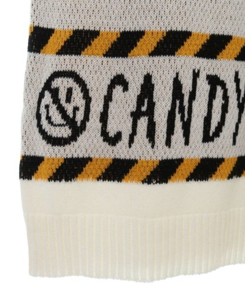 Candy Stripper（キャンディストリッパー）の「CHAOS CANDY ニット（ニット/セーター・レディース・オフホワイト/ブラック・2）」の9枚目の写真