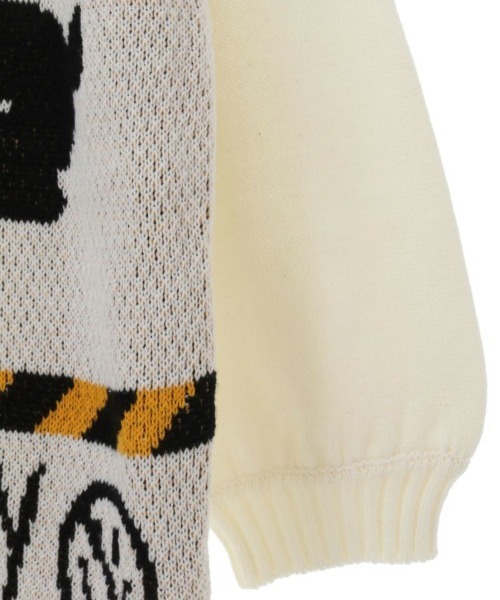 Candy Stripper（キャンディストリッパー）の「CHAOS CANDY ニット（ニット/セーター・レディース・オフホワイト/ブラック・2）」の4枚目の写真