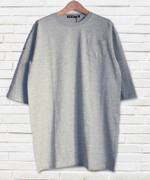 THE CASUAL（カジュアル）の「無地 ビッグシルエット 9分袖 ロングワンピース キッズ（ワンピース・キッズ・アイボリー/ブラック/杢グレー/チャコール/モカ/ベージュ/ミント/ピンク・110cm/120cm/130cm/140cm/150cm/160cm）」の4枚目の写真