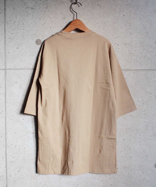 THE CASUAL（カジュアル）の「無地 ビッグシルエット 9分袖 ロングワンピース キッズ（ワンピース・キッズ・アイボリー/ブラック/杢グレー/チャコール/モカ/ベージュ/ミント/ピンク・110cm/120cm/130cm/140cm/150cm/160cm）」の14枚目の写真