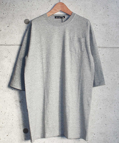 THE CASUAL（カジュアル）の「無地 ビッグシルエット 9分袖 ロングワンピース キッズ（ワンピース・キッズ・アイボリー/ブラック/杢グレー/チャコール/モカ/ベージュ/ミント/ピンク・110cm/120cm/130cm/140cm/150cm/160cm）」の20枚目の写真