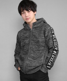 RM/編み　ZIPパーカー
