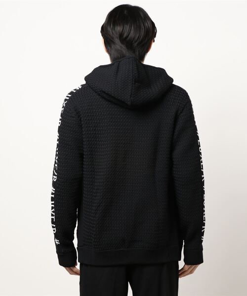 CERCA（チェルカ）の「RM/編み　ZIPパーカー（パーカー・メンズ・ダークグレー/ブラック/ライトグレー/ネイビー・MEDIUM/LARGE）」の10枚目の写真