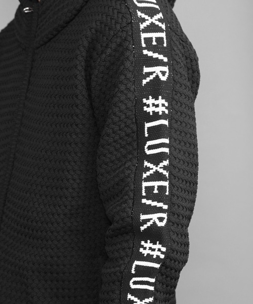 CERCA（チェルカ）の「RM/編み　ZIPパーカー（パーカー・メンズ・ダークグレー/ブラック/ライトグレー/ネイビー・MEDIUM/LARGE）」の17枚目の写真