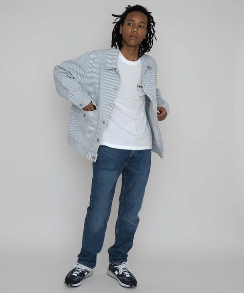 LEVI 514 リメイクパンツ LEVI 514 リメイクパンツ リメイク】Levi'sドッキングパンツ