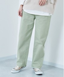 ハイウェストカーブパンツ