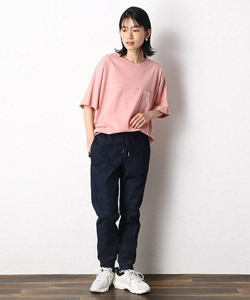 Purple&Yellow（パープルアンドイエロー）の「★ＴＶドラマ着用商品★ デニムジョガーパンツ（デニムパンツ・メンズ・ブルー系その他/ワンウォッシュ/ケミカルウォッシュ・MEDIUM/SMALL/LARGE/X-LARGE/X-SMALL）」の12枚目の写真