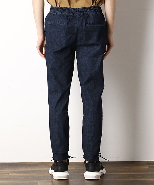 Purple&Yellow（パープルアンドイエロー）の「★ＴＶドラマ着用商品★ デニムジョガーパンツ（デニムパンツ・メンズ・ブルー系その他/ワンウォッシュ/ケミカルウォッシュ・MEDIUM/SMALL/LARGE/X-LARGE/X-SMALL）」の8枚目の写真