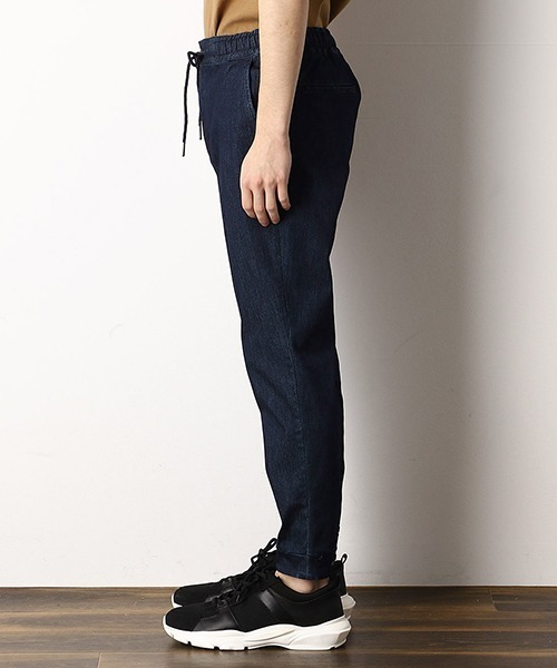 Purple&Yellow（パープルアンドイエロー）の「★ＴＶドラマ着用商品★ デニムジョガーパンツ（デニムパンツ・メンズ・ブルー系その他/ワンウォッシュ/ケミカルウォッシュ・MEDIUM/SMALL/LARGE/X-LARGE/X-SMALL）」の9枚目の写真