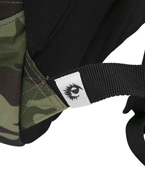 X-girl（エックスガール）の「【SEDA5月号掲載】OUTDOOR BACKPACK（バックパック/リュック・レディース・カモフラージュ/ブラック/レッド/ブルー/ベージュ・ONE SIZE）」の14枚目の写真