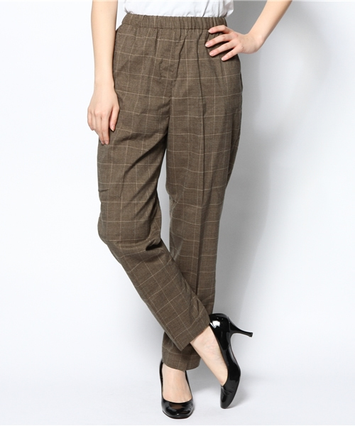 Kastane（カスタネ）の「【Kastane】イージーテーパードパンツ（その他パンツ・レディース・ネイビー/キャメル/その他18/ベージュ/グリーン・FREE）」の11枚目の写真