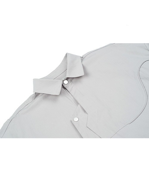 HARSH AND CRUEL(ハーシュアンドクルーエル)の「【Harsh and Cruel】Deformation Avant-garde Shirts HY211030020(シャツ/ブラウス・メンズ・グレー・S/M/L/XL)」の5枚目の写真