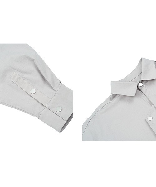 HARSH AND CRUEL(ハーシュアンドクルーエル)の「【Harsh and Cruel】Deformation Avant-garde Shirts HY211030020(シャツ/ブラウス・メンズ・グレー・S/M/L/XL)」の17枚目の写真