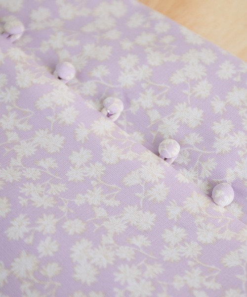 ROPE' PICNIC（ロペピクニック）の「フラワープリントくるみ釦ラップスカート（スカート・レディース・ベージュ/ライトグリーン/ラベンダー・36/38）」の12枚目の写真