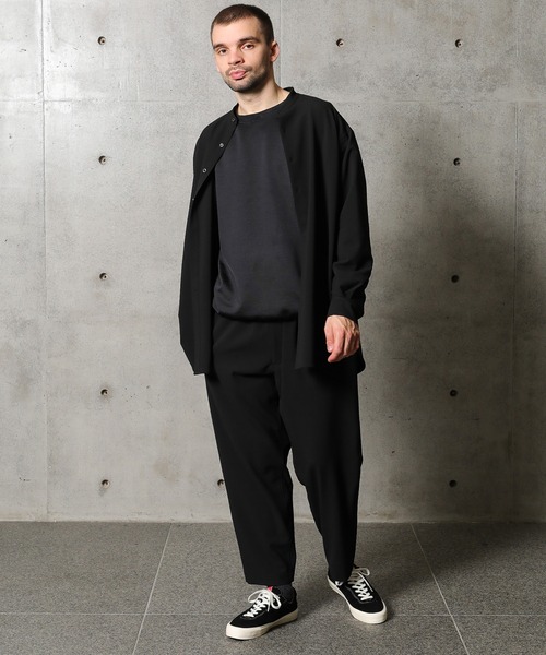 MEN'S BIGI（メンズビギ）の「シアサッカーフェイクプルオーバーシャツ（シャツ/ブラウス・メンズ・ブラック/グレー・01/03/02）」の19枚目の写真