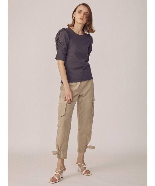 THE DAYZ TOKYO（ザデイズトーキョー）の「【THE DAYZ TOKYO】パワショルカットソー（Tシャツ/カットソー・レディース・オフホワイト/チャコールグレー/ブラック・FREE）」の17枚目の写真