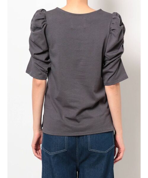 THE DAYZ TOKYO（ザデイズトーキョー）の「【THE DAYZ TOKYO】パワショルカットソー（Tシャツ/カットソー・レディース・オフホワイト/チャコールグレー/ブラック・FREE）」の10枚目の写真