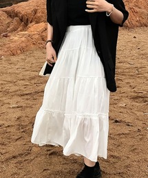 Ulysses | フレアティアードマキシスカート(スカート)