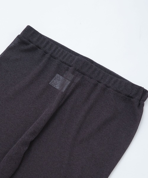 NANO universe（ナノユニバース）の「シアーレギンス13分丈（レギンス/スパッツ・レディース・アイボリー/チャコール・FREE）」の4枚目の写真