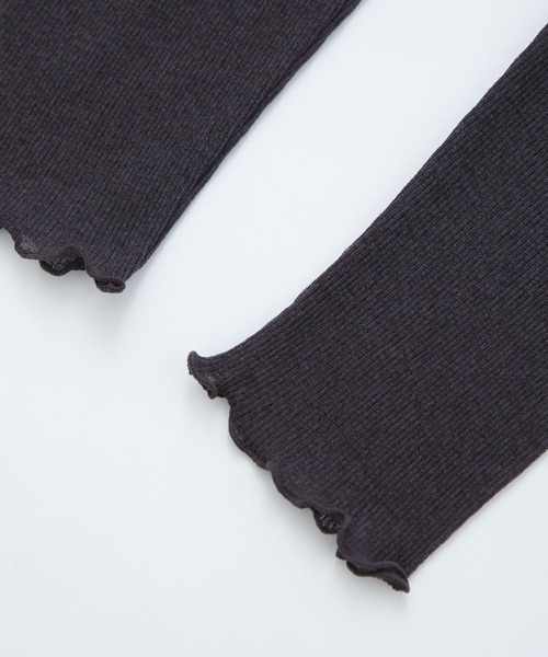 NANO universe（ナノユニバース）の「シアーレギンス13分丈（レギンス/スパッツ・レディース・アイボリー/チャコール・FREE）」の9枚目の写真