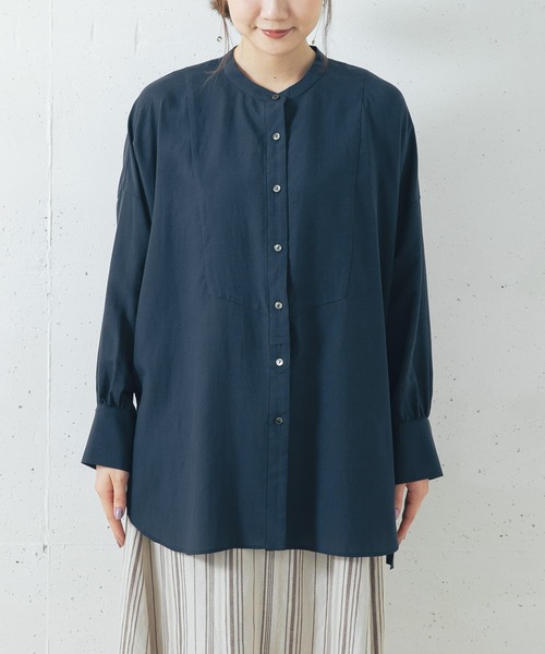 URBAN RESEARCH ROSSO（アーバンリサーチロッソ）の「リネンチュニックシャツ（シャツ/ブラウス・レディース・ミント/ピンク/ネイビー・FREE）」の18枚目の写真