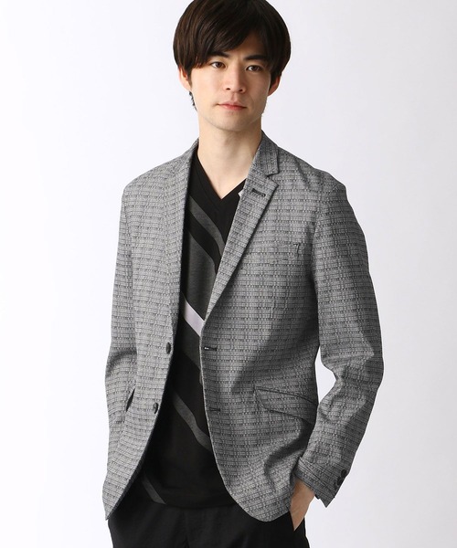 HIDEAWAYS NICOLE（ハイダウェイニコル）の「ガムストレッチジャケット（テーラードジャケット・メンズ・チャコールグレー/ライトグレー/ネイビー・LARGE/X-LARGE/MEDIUM）」の14枚目の写真