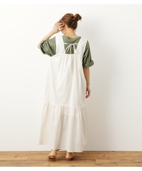 RODEO CROWNS WIDE BOWL（ロデオクラウンズワイドボウル）の「RELAXワンピース（ワンピース・レディース・オレンジ/アイボリー/ネイビー・FREE）」の12枚目の写真